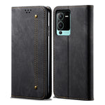 Custodia in pelle flip orizzontale in stile casual con texture denim, For vivo S15 Pro, For vivo S15, For Huawei Nova 10 4G, For Xiaomi Poco C40 Global, For Xiaomi 12S Ultra, For Xiaomi M4 5G