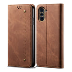 Custodia in pelle flip orizzontale in stile casual con texture denim, For vivo S15 Pro, For vivo S15, For Huawei Nova 10 4G, For Xiaomi Poco C40 Global, For Xiaomi 12S Ultra, For Xiaomi M4 5G