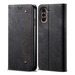 Custodia in pelle flip orizzontale in stile casual con texture denim, For vivo S15 Pro, For vivo S15, For Huawei Nova 10 4G, For Xiaomi Poco C40 Global, For Xiaomi 12S Ultra, For Xiaomi M4 5G