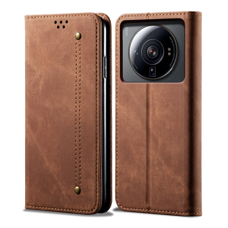 Custodia in pelle flip orizzontale in stile casual con texture denim, For vivo S15 Pro, For vivo S15, For Huawei Nova 10 4G, For Xiaomi Poco C40 Global, For Xiaomi 12S Ultra, For Xiaomi M4 5G