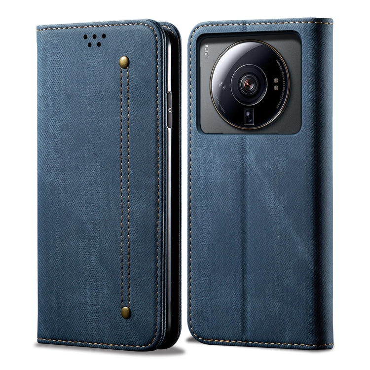 Custodia in pelle flip orizzontale in stile casual con texture denim, For vivo S15 Pro, For vivo S15, For Huawei Nova 10 4G, For Xiaomi Poco C40 Global, For Xiaomi 12S Ultra, For Xiaomi M4 5G