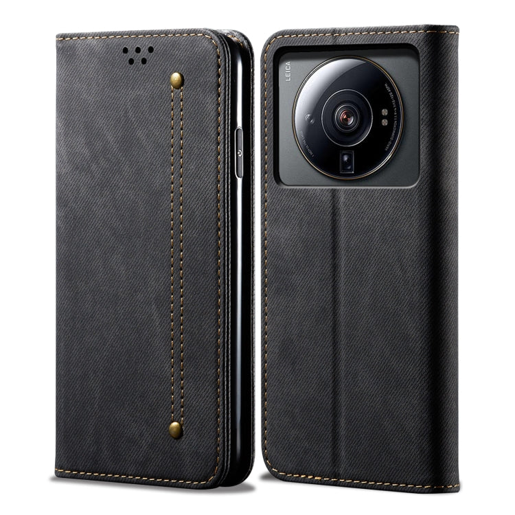 Custodia in pelle flip orizzontale in stile casual con texture denim, For vivo S15 Pro, For vivo S15, For Huawei Nova 10 4G, For Xiaomi Poco C40 Global, For Xiaomi 12S Ultra, For Xiaomi M4 5G