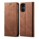 Custodia in pelle flip orizzontale in stile casual con texture denim, For vivo S15 Pro, For vivo S15, For Huawei Nova 10 4G, For Xiaomi Poco C40 Global, For Xiaomi 12S Ultra, For Xiaomi M4 5G