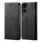 Custodia in pelle flip orizzontale in stile casual con texture denim, For vivo S15 Pro, For vivo S15, For Huawei Nova 10 4G, For Xiaomi Poco C40 Global, For Xiaomi 12S Ultra, For Xiaomi M4 5G