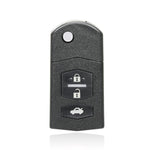 Cover per chiave auto per Mazda, 2+1 Button with Letter, 2-button, 3-button