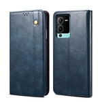 Custodia per telefono in pelle con trama di cavallo pazzo in cera d'olio, For vivo S15 Pro, For vivo S15, For Huawei Nova 10 4G, For Xiaomi Poco C40 Global, For Xiaomi 12S Ultra, For Xiaomi M4 5G
