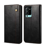 Custodia per telefono in pelle con trama di cavallo pazzo in cera d'olio, For vivo S15 Pro, For vivo S15, For Huawei Nova 10 4G, For Xiaomi Poco C40 Global, For Xiaomi 12S Ultra, For Xiaomi M4 5G