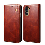 Custodia per telefono in pelle con trama di cavallo pazzo in cera d'olio, For vivo S15 Pro, For vivo S15, For Huawei Nova 10 4G, For Xiaomi Poco C40 Global, For Xiaomi 12S Ultra, For Xiaomi M4 5G