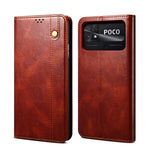 Custodia per telefono in pelle con trama di cavallo pazzo in cera d'olio, For vivo S15 Pro, For vivo S15, For Huawei Nova 10 4G, For Xiaomi Poco C40 Global, For Xiaomi 12S Ultra, For Xiaomi M4 5G