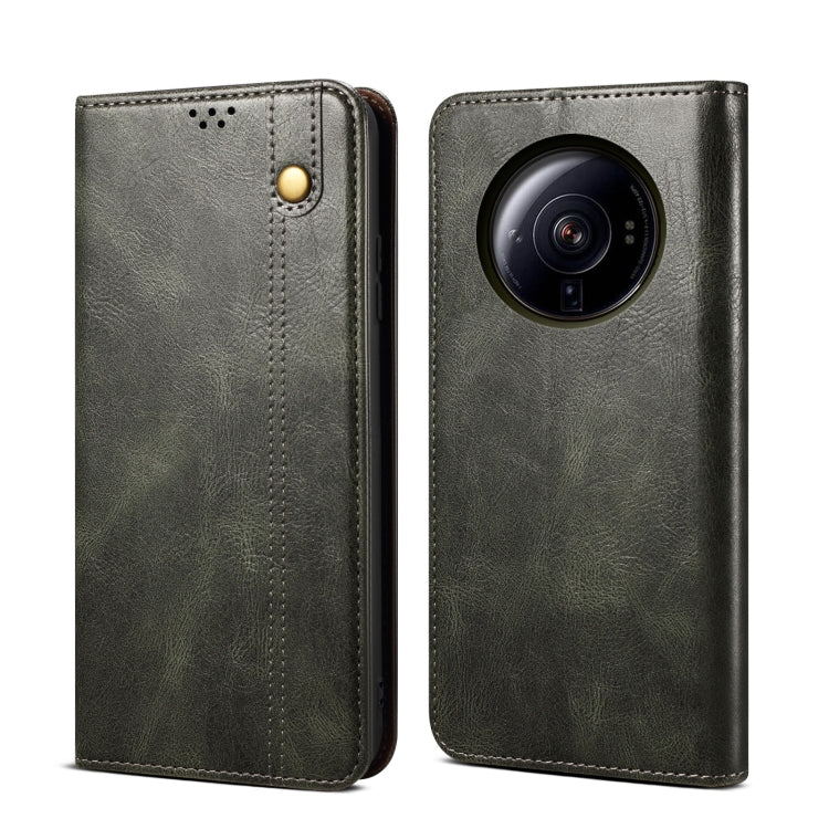 Custodia per telefono in pelle con trama di cavallo pazzo in cera d'olio, For vivo S15 Pro, For vivo S15, For Huawei Nova 10 4G, For Xiaomi Poco C40 Global, For Xiaomi 12S Ultra, For Xiaomi M4 5G