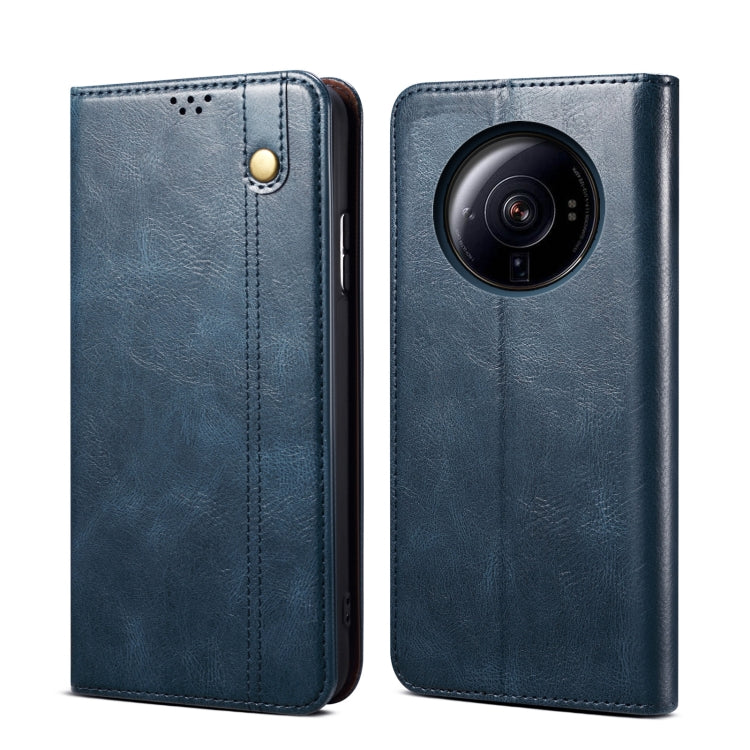 Custodia per telefono in pelle con trama di cavallo pazzo in cera d'olio, For vivo S15 Pro, For vivo S15, For Huawei Nova 10 4G, For Xiaomi Poco C40 Global, For Xiaomi 12S Ultra, For Xiaomi M4 5G