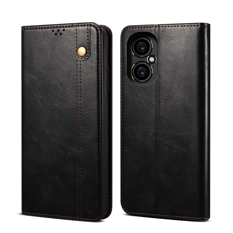 Custodia per telefono in pelle con trama di cavallo pazzo in cera d'olio, For vivo S15 Pro, For vivo S15, For Huawei Nova 10 4G, For Xiaomi Poco C40 Global, For Xiaomi 12S Ultra, For Xiaomi M4 5G