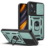 Design della fotocamera scorrevole Custodia per telefono in TPU + PC, For Xiaomi Poco X4 GT, For Xiaomi 12 Lite