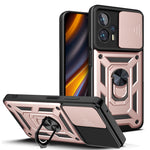 Design della fotocamera scorrevole Custodia per telefono in TPU + PC, For Xiaomi Poco X4 GT, For Xiaomi 12 Lite
