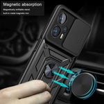 Design della fotocamera scorrevole Custodia per telefono in TPU + PC, For Xiaomi Poco X4 GT, For Xiaomi 12 Lite