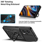 Design della fotocamera scorrevole Custodia per telefono in TPU + PC, For Xiaomi Poco X4 GT, For Xiaomi 12 Lite