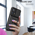 Design della fotocamera scorrevole Custodia per telefono in TPU + PC, For Xiaomi Poco X4 GT, For Xiaomi 12 Lite