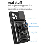 Design della fotocamera scorrevole Custodia per telefono in TPU + PC, For Xiaomi Poco X4 GT, For Xiaomi 12 Lite