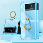 Custodia protettiva per telefono GKK Airbag con anello, For Samsung Galaxy Z Flip4