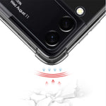 Custodia protettiva per telefono GKK Airbag con anello, For Samsung Galaxy Z Flip4