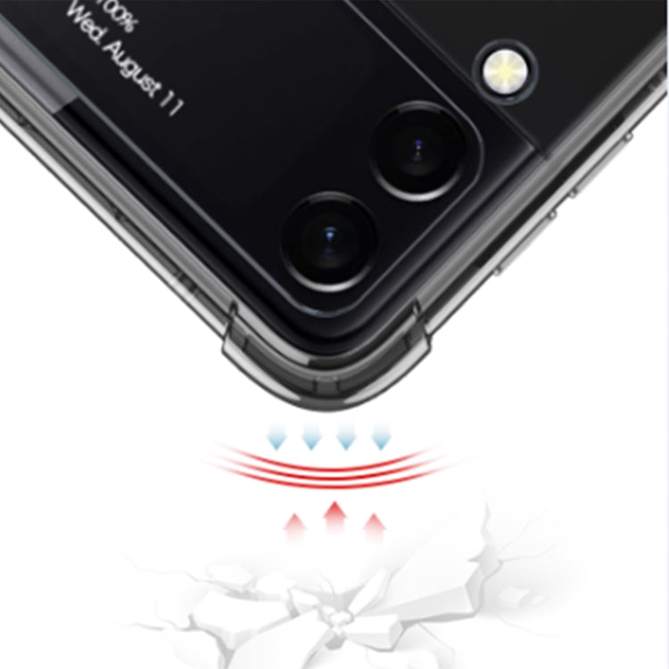 Custodia protettiva per telefono GKK Airbag con anello, For Samsung Galaxy Z Flip4