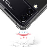 Custodia protettiva per telefono GKK Airbag con anello e penna, For Samsung Galaxy Z Flip4