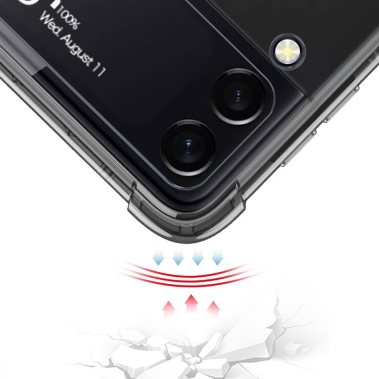 Custodia protettiva per telefono GKK Airbag con anello e penna, For Samsung Galaxy Z Flip4