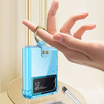 Custodia protettiva per telefono GKK Airbag con anello e penna, For Samsung Galaxy Z Flip4