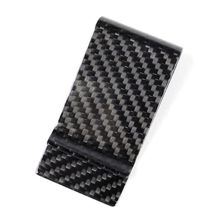 Clip porta carte di credito per porta carte di credito in fibra di carbonio per auto