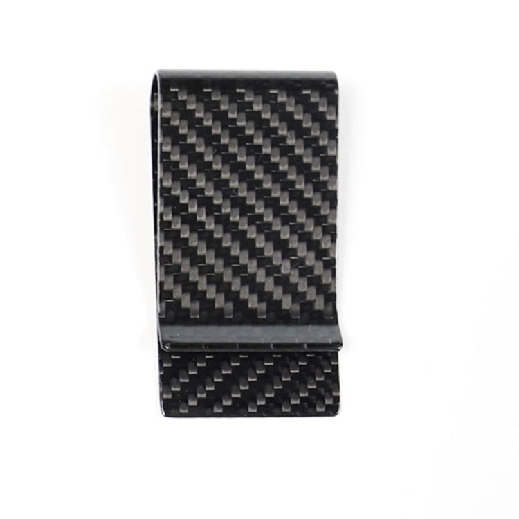 Clip porta carte di credito per porta carte di credito in fibra di carbonio per auto