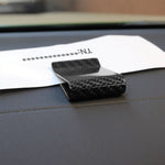 Clip porta carte di credito per porta carte di credito in fibra di carbonio per auto