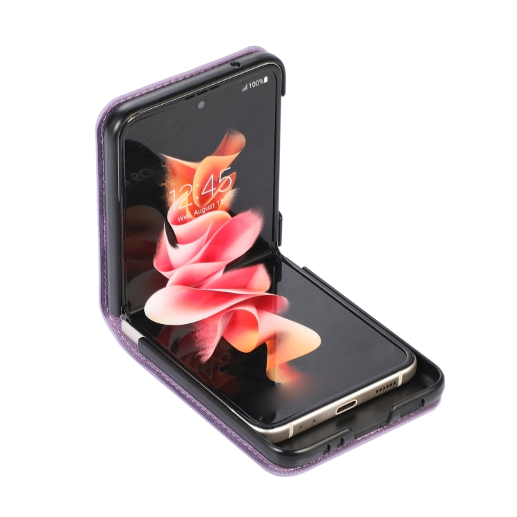 Custodia per telefono in pelle con slot per schede, For Samsung Galaxy Z Flip4, For Samsung Galaxy Z Flip3 5G, For Samsung Galaxy Z Fold3 5G