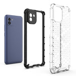 PC a nido d'ape + custodia per telefono in TPU, For Samsung Galaxy A03 EU Version