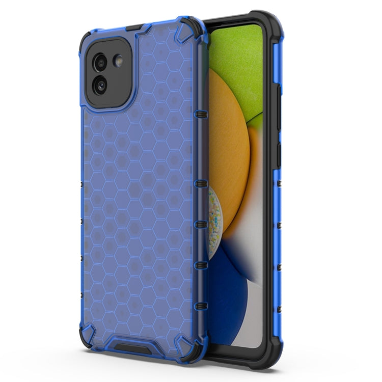 PC a nido d'ape + custodia per telefono in TPU, For Samsung Galaxy A03 EU Version