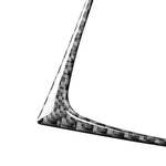 Adesivo decorativo per pannello multimediale di controllo centrale in fibra di carbonio per auto per Porsche Panamera 2010-2016, Central Control Multimedia Panel, Left Drive, Central Control Multimedia Panel, Right Drive