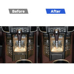 Adesivo decorativo per pannello multimediale di controllo centrale in fibra di carbonio per auto per Porsche Panamera 2010-2016, Central Control Multimedia Panel, Left Drive, Central Control Multimedia Panel, Right Drive