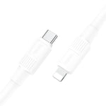 Hoco X84 20 W USB-C / Type-C a 8 pin cavo dati di ricarica PD solido, lunghezza: 1 m