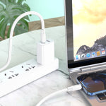 Hoco X84 20 W USB-C / Type-C a 8 pin cavo dati di ricarica PD solido, lunghezza: 1 m