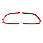 Adesivo decorativo per volante in fibra di carbonio per auto per Infiniti Q50 2014-2020 / Q60 / QX60, Steering Wheel Buttons(Black), Steering Wheel Buttons(Red)