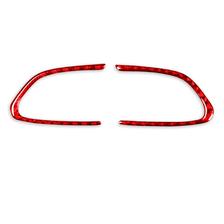 Adesivo decorativo per volante in fibra di carbonio per auto per Infiniti Q50 2014-2020 / Q60 / QX60, Steering Wheel Buttons(Black), Steering Wheel Buttons(Red)