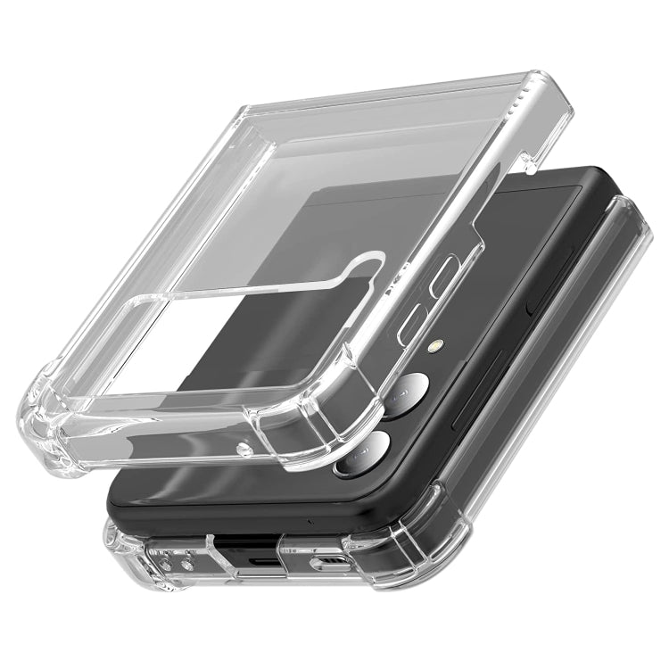 Custodia protettiva trasparente per PC + TPU, For Samsung Galaxy Z Flip4, For Samsung Galaxy Z Fold4