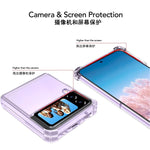 Custodia protettiva trasparente per PC + TPU, For Samsung Galaxy Z Flip4, For Samsung Galaxy Z Fold4