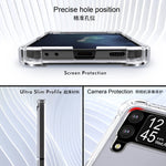 Custodia protettiva trasparente per PC + TPU, For Samsung Galaxy Z Flip4, For Samsung Galaxy Z Fold4