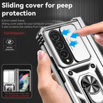 Custodia per telefono con supporto per camshield scorrevole, For Samsung Galaxy Z Fold4