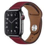 Cinturino per orologio con fibbia nera in pelle PU per Apple Watch Series, 7 41mm / 6&SE&5&4 40mm / 3&2&1 38mm