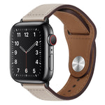 Cinturino per orologio con fibbia nera in pelle PU per Apple Watch Series, 7 41mm / 6&SE&5&4 40mm / 3&2&1 38mm