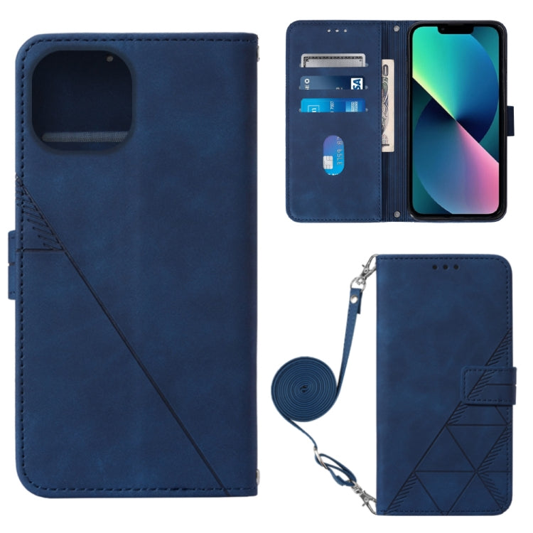 Custodia per cellulare in pelle con flip in rilievo 3D a tracolla, For iPhone 14, For iPhone 14 Plus, For iPhone 14 Pro, For iPhone 14 Pro Max