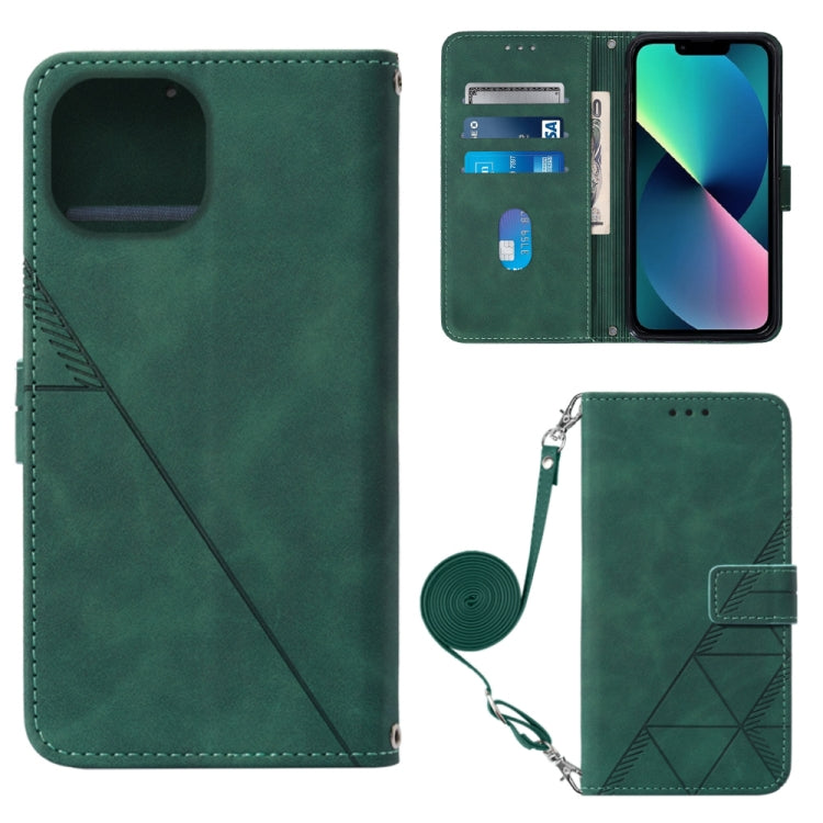 Custodia per cellulare in pelle con flip in rilievo 3D a tracolla, For iPhone 14, For iPhone 14 Plus, For iPhone 14 Pro, For iPhone 14 Pro Max