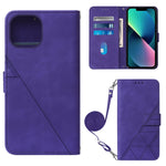 Custodia per cellulare in pelle con flip in rilievo 3D a tracolla, For iPhone 14, For iPhone 14 Plus, For iPhone 14 Pro, For iPhone 14 Pro Max