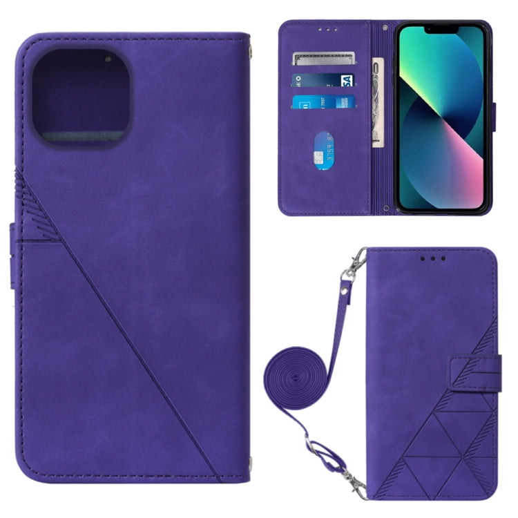 Custodia per cellulare in pelle con flip in rilievo 3D a tracolla, For iPhone 14, For iPhone 14 Plus, For iPhone 14 Pro, For iPhone 14 Pro Max